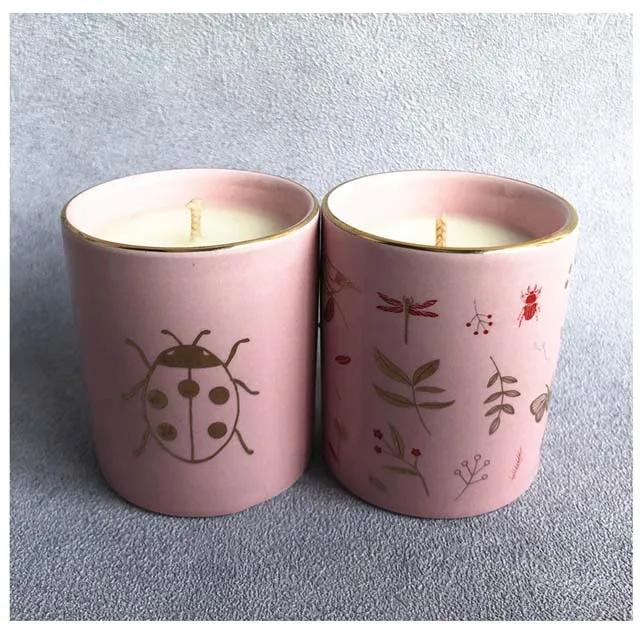 Custom Home Fragrance Private label Natural Aromatic Pillar Soy Wax Scented Candles 