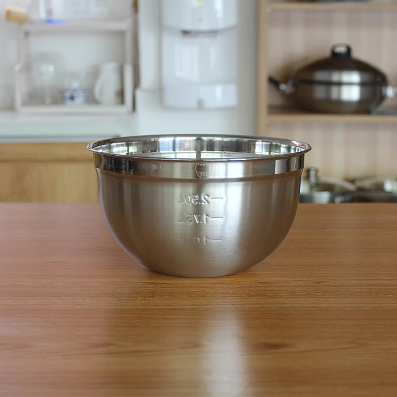 Stainless Steel Thermal Serving Storage Bowls Food Mixing Bowl Salad