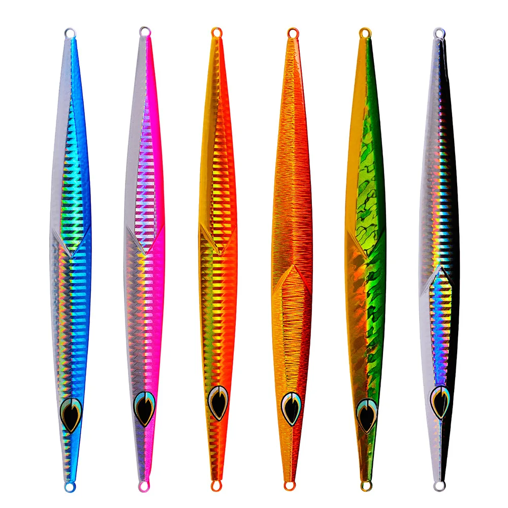 Lead Vertical Jig Saltwater Jigging Lures Metal Jig Hard Bait Fishing