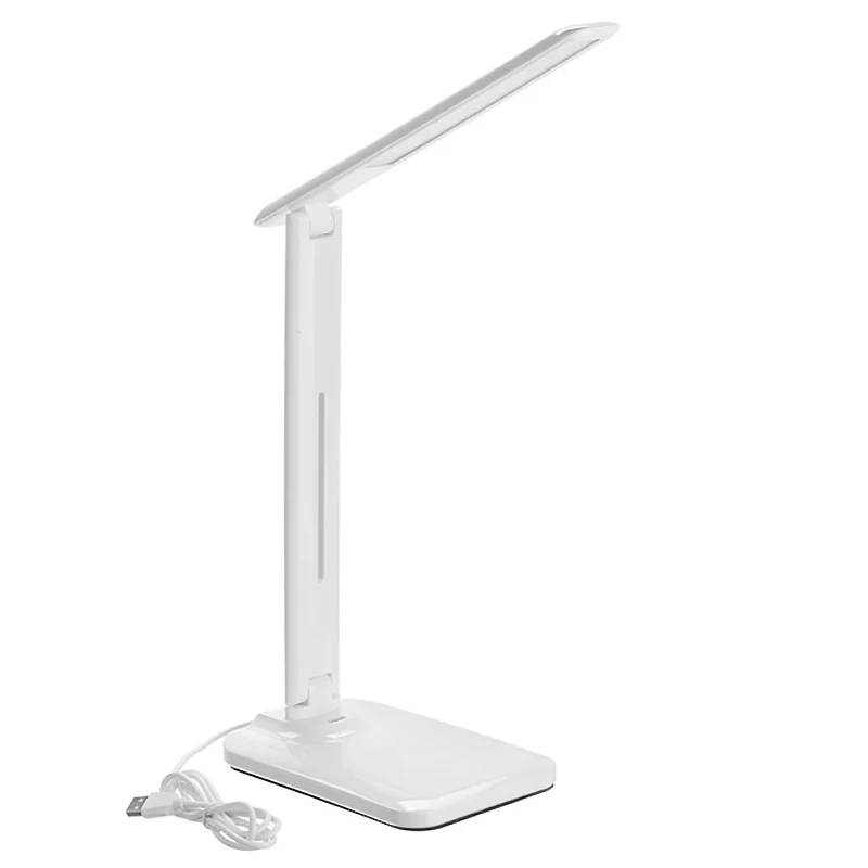 Foldable adjustable For Phone Led Desk Lamp With Qi Wireless Charger LED Table Lamp for office school home