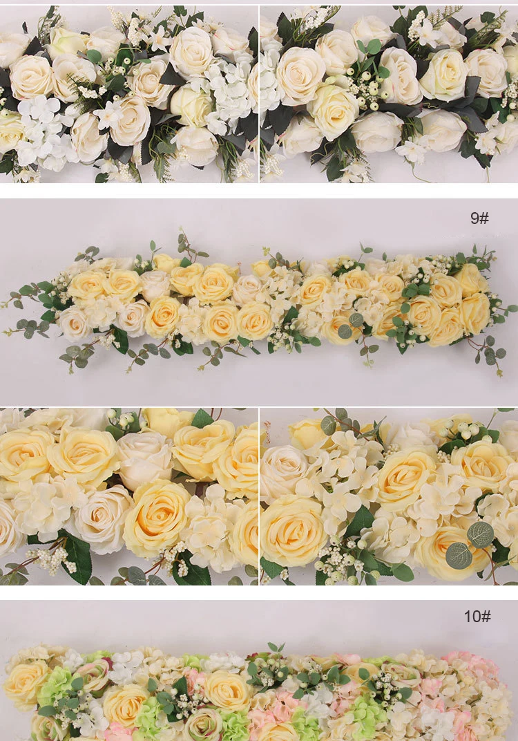 Wholesale Hanging Silk Wedding Head Table Flowers Arrangement Flower Rows Floral Table Runner Flower Buy Wedding Table Runner Table Runner Flower Artificial Silk Peonies Rose Flower Row Product On Alibaba Com