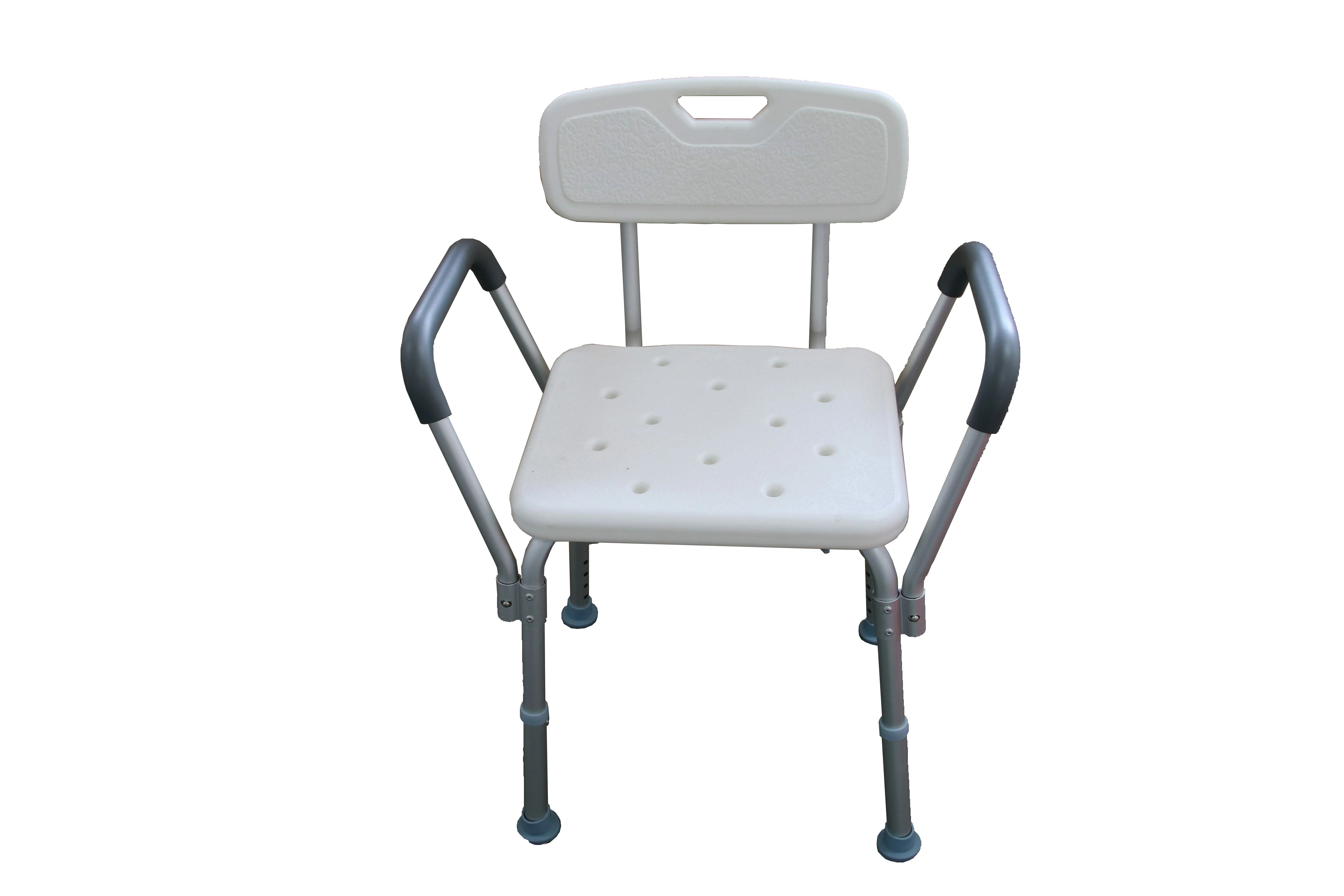 cheap disabled elderly Aluminum shower stool /bath chair/ shower seats and stools with back and arms