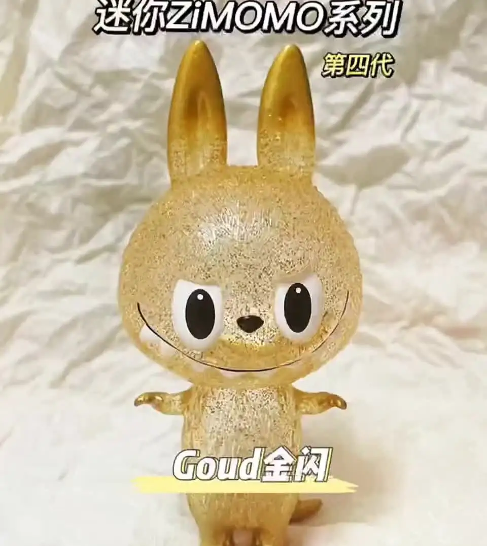 Authentic for Labubu Mini Zimomo Series PVC Blind Box Handmade