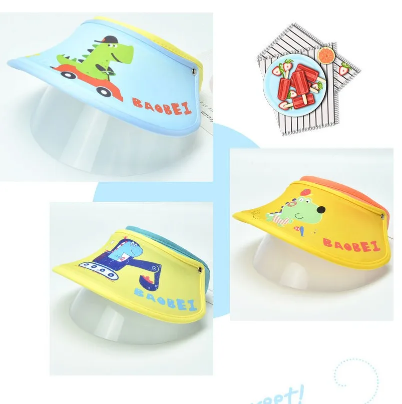 Fashionprotection Kids Sun Visor Hat With Face Shield,Children Sun