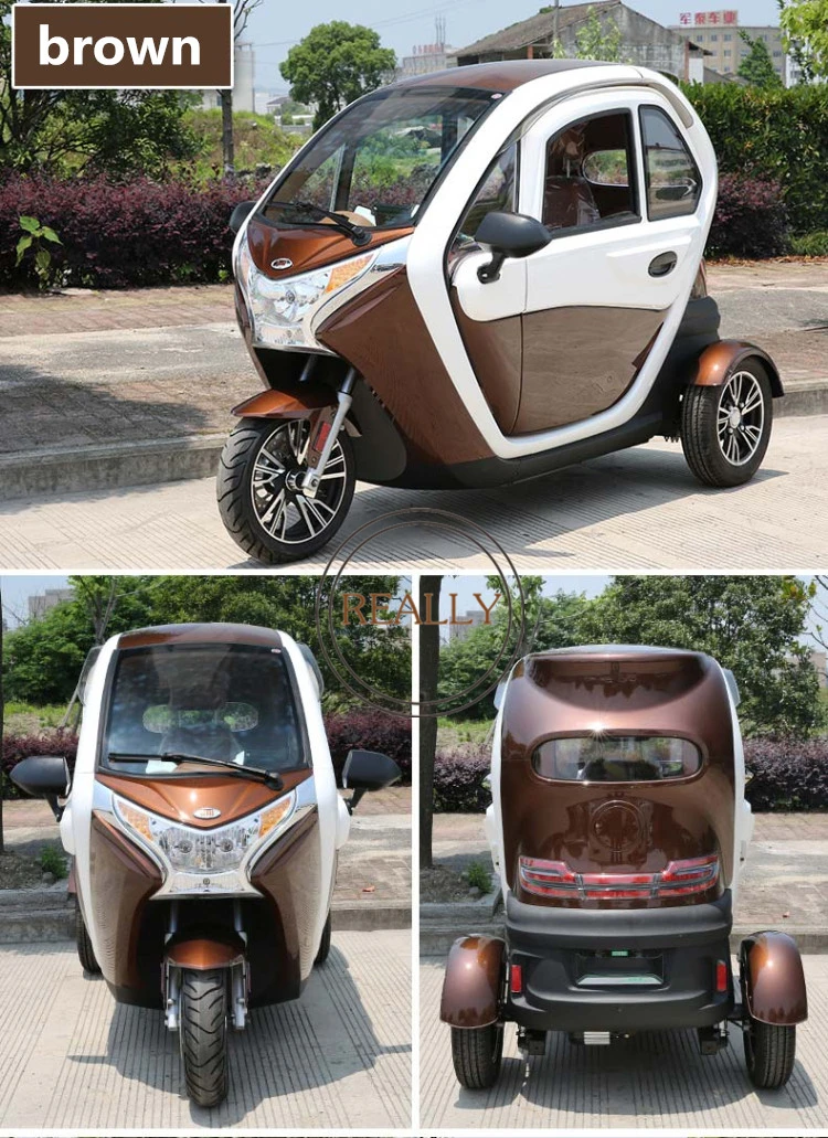 Oem Fully Enclosed Electric Tricycle Wheels Passenger Car With Customized Battery Buy