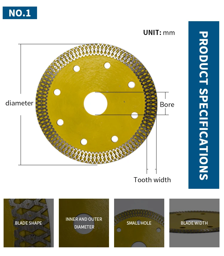 The Most Popular Diamond Circular Saw Blade Ceramic Cutting Disc