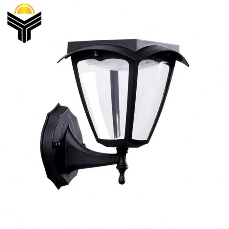 New Model Solar Outdoor Garden Led Courtyard Porch Sconce Wall Light