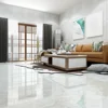 RAFFO Kitchen Full Polished Glazed Light Gray Porcelain Floor Tile 60 60