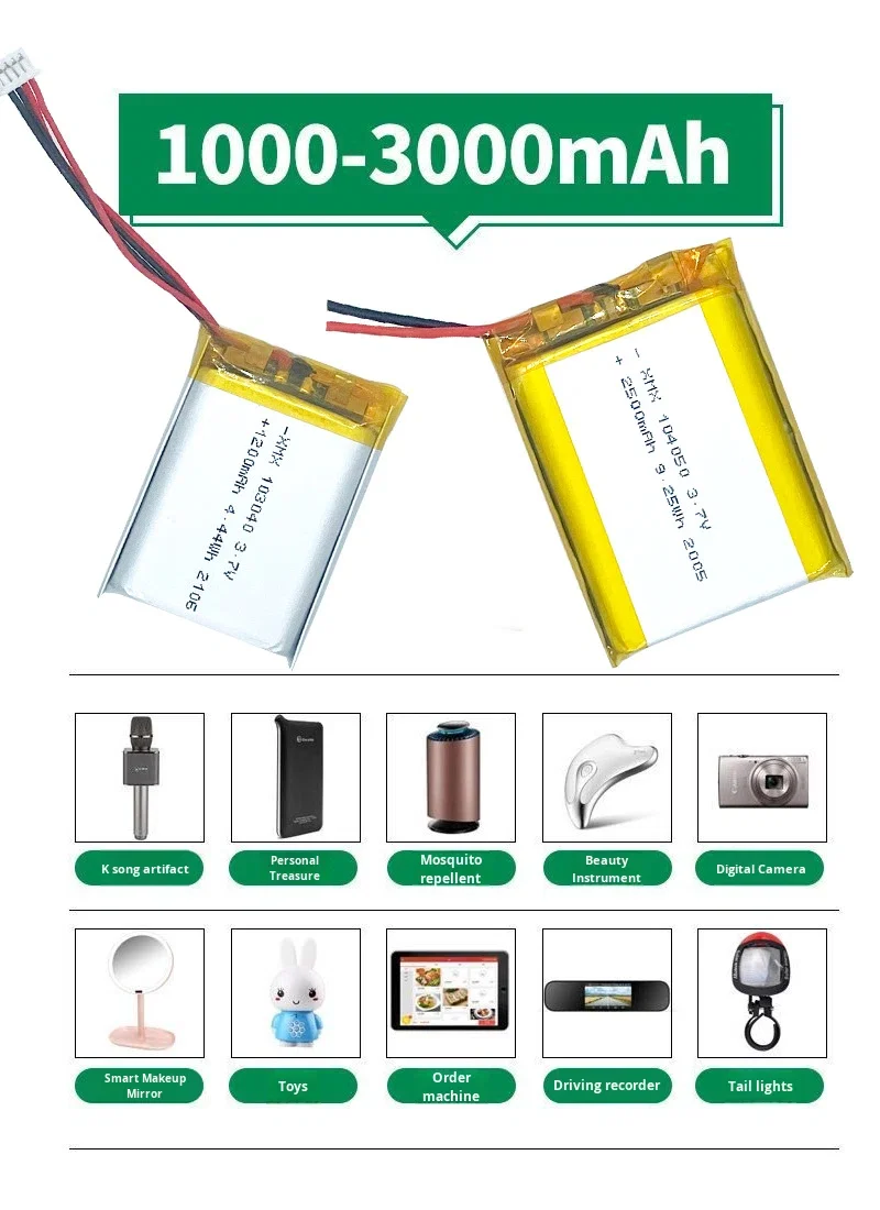 Rechargeable 601665-680mAh Li-polymer Battery for Reading Pen & Recording Pen Portable Devices-in Stock 1 Year Warranty