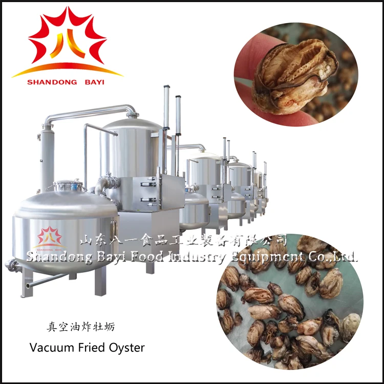 fruit and vegetable chips vacuum frying machine