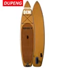Wood grain SUP Inflatable Sup Yoga Paddle Board Bamboo Stand Up Paddle