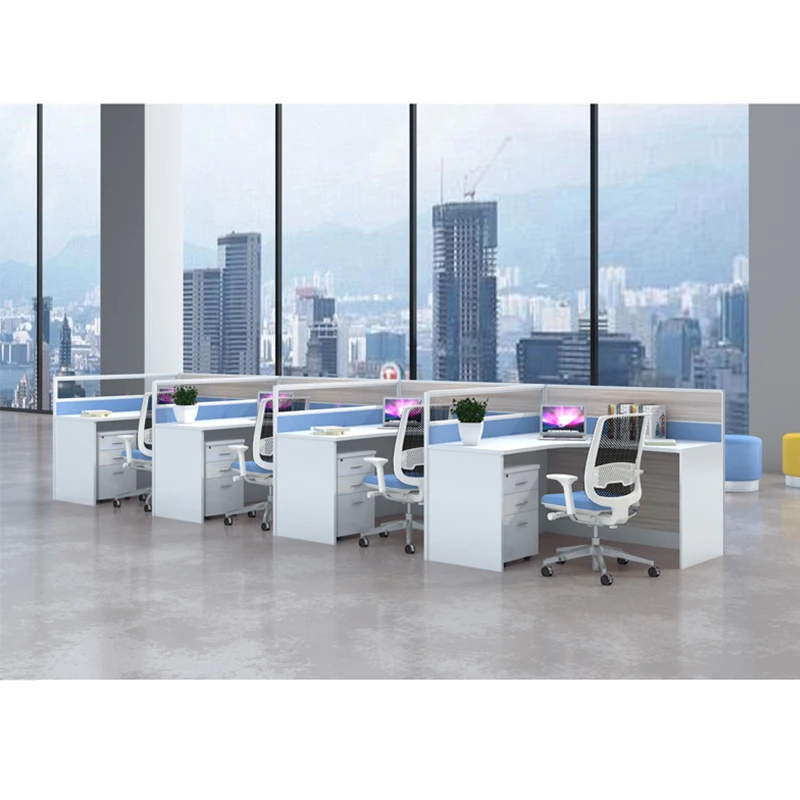 New Design Cubicle Work Surface Office Furniture Single Workstation