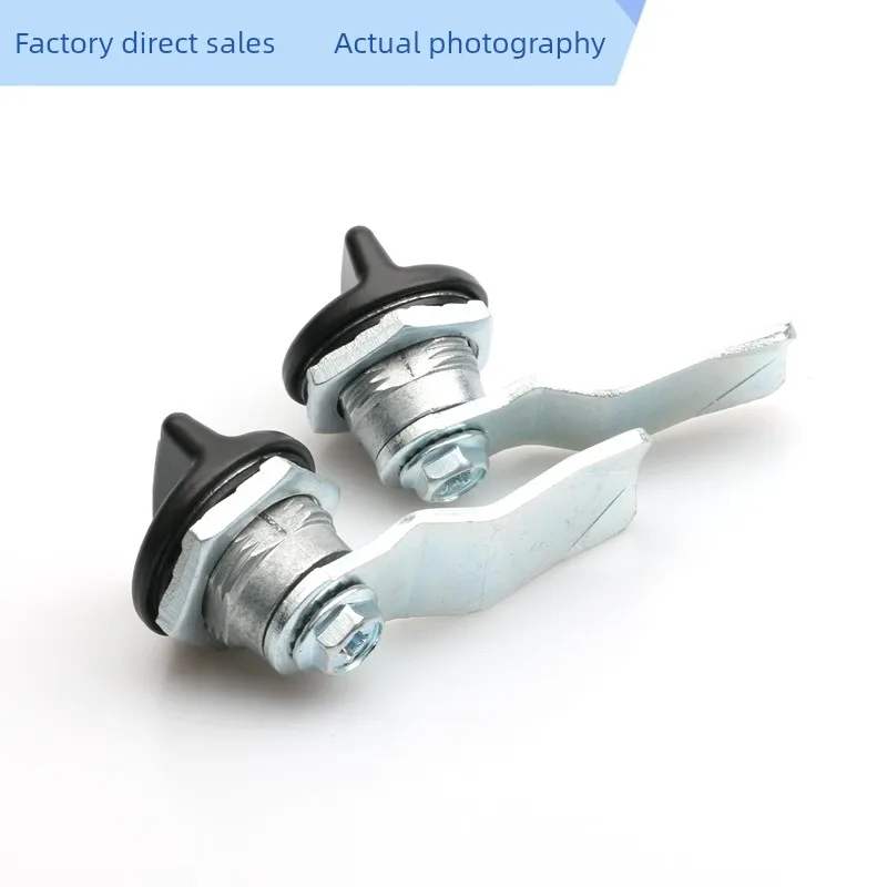 Electric Cabinet Alloy Ms715-2 Tongue Lock Ms705-3C-4 Black Knob Cylinder Lock for Decorations with Cutting Service details