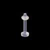 Wholesale labret retainer transparent soft acrylic flexible labret