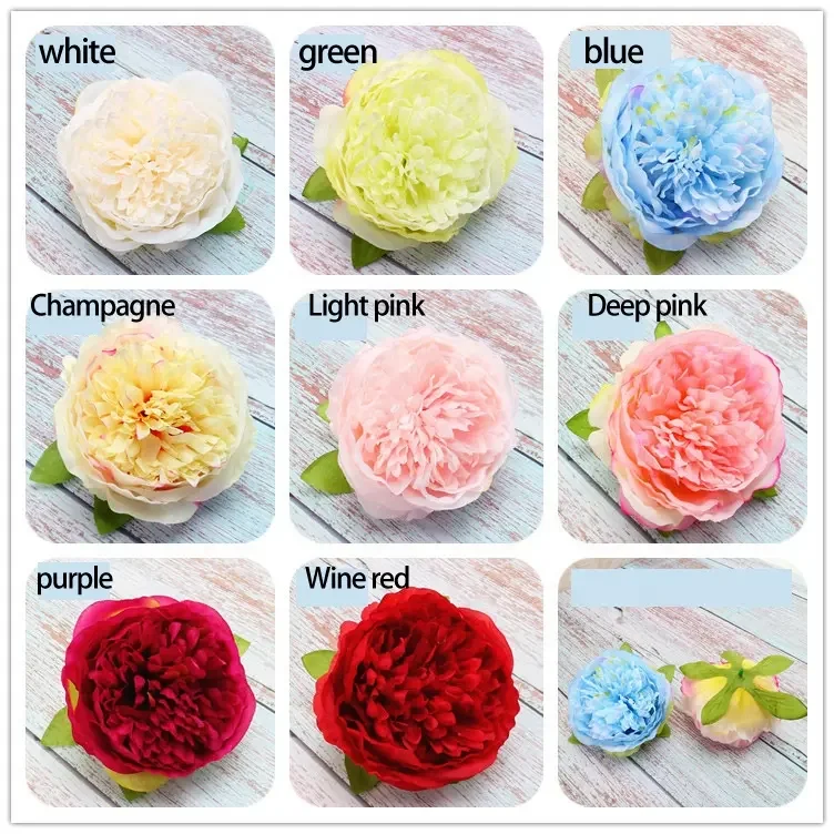 Best Selling Quality Artificial Bulk Silk Flower Head Made In China