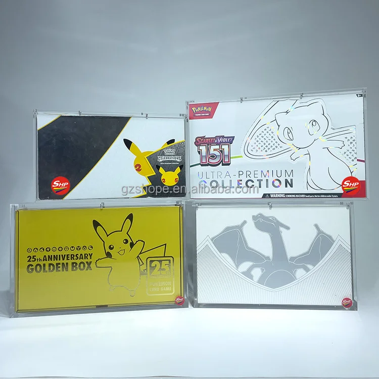 TCG Custom Acrylic Pokemon Charizard 151 Display Case - Ultra