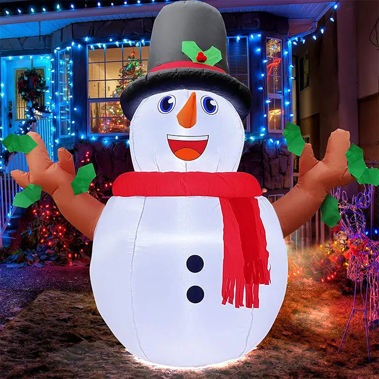 Promotion Price 20ft Tall Christmas Large Inflatable Led Snowman Blow ...