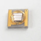 3 ワット 3535 LED 、 120 度石英レンズ、 450nm 460nm 660nm 730nm 用 led 成長ライト、園芸や植物