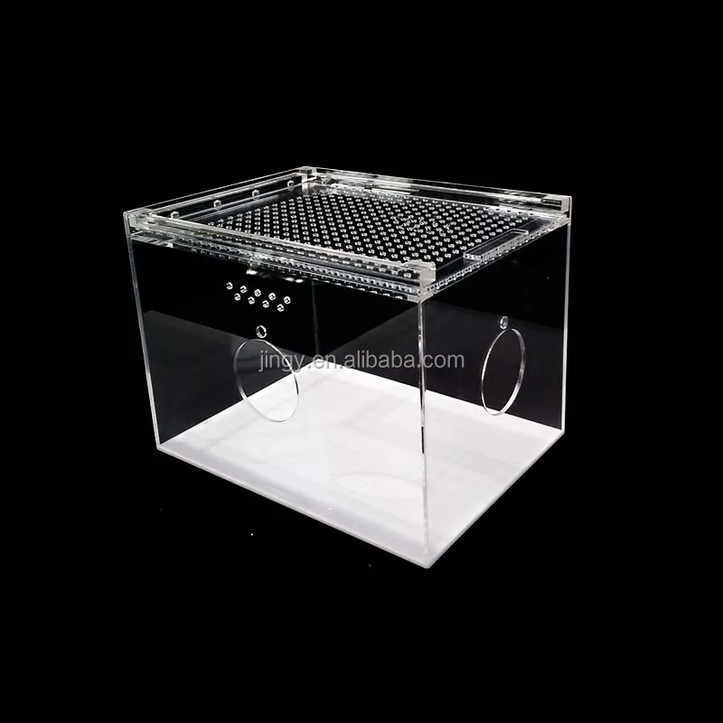 Factory Custom Clear Square Cube Pmma Plexiglass Acrylic Pet Reptile