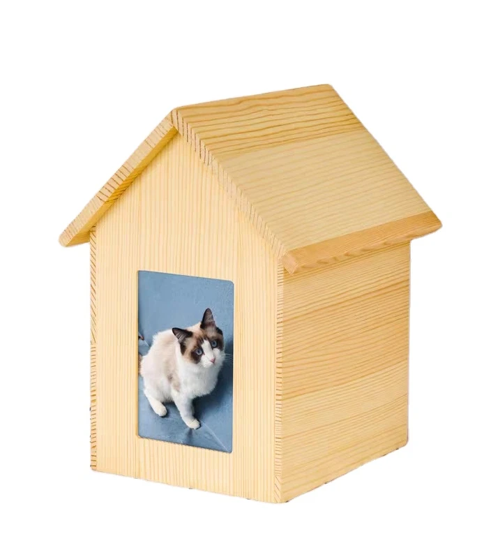 Wooden Medium Pet Casket - 24", Wood Coffin For Medium-sized Dogs And