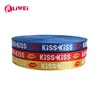 New design imitation nylon mobile phone hanging cord zipper strap letters pattern jacquard webbing