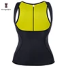 Sauna Sweat Jacket For Weight Loss Women Slimming Sauna Garment Waist Training Slimming Belly Top With Straps
