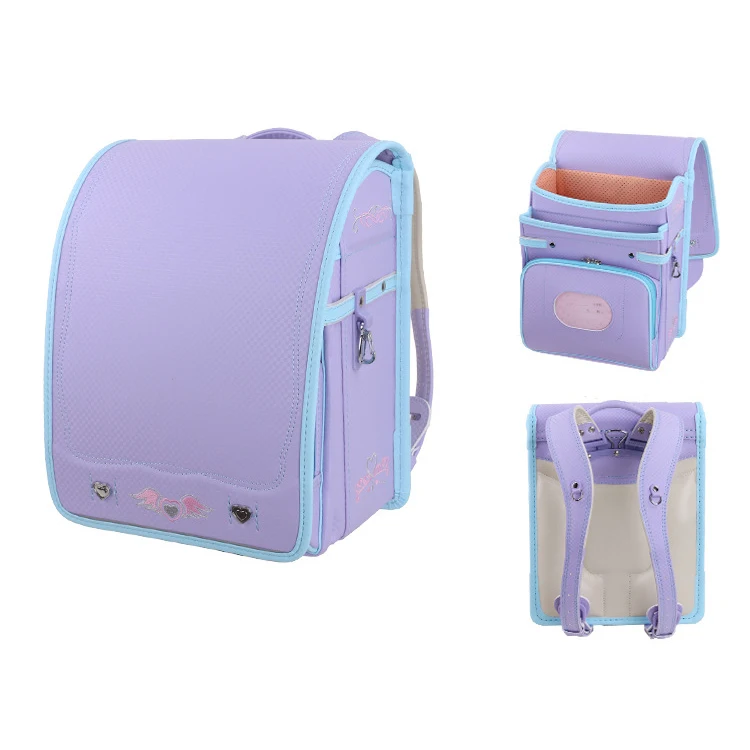Backpack Semiautomatic Satchel Japanese School Bag For Girls And Boys
