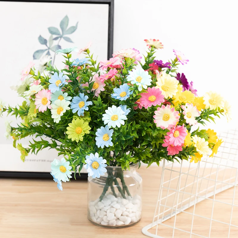 Hot Sale Artificial Daisy Flower Bouquet For Home Decoration Real Touch