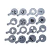 Hot sell product new invention 16 plastic pull flower mold fancy coffee printing mold Padded coffee milk foam pattern template