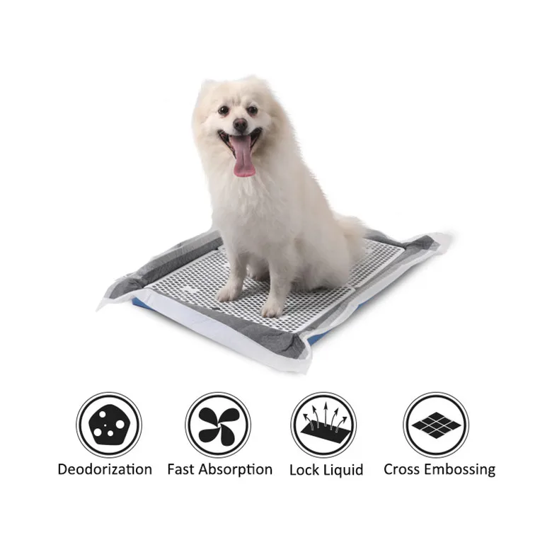 2019 Hot item disposable activated carbon fiber deodorization pets puppy potty toilet dog sleeping pad
