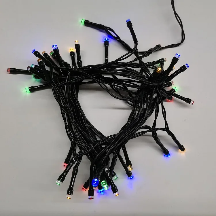 5M 50LED Multicolor Christmas LED Solar Powered  8 Function mode String Lights