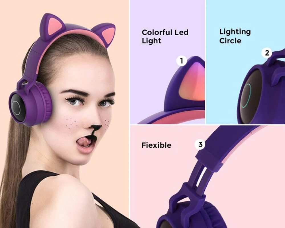 2020 Christmas gift Colorful tws bluetooth 5.0 Earphone gaming headset noise cancelling wireless headphones with microphone