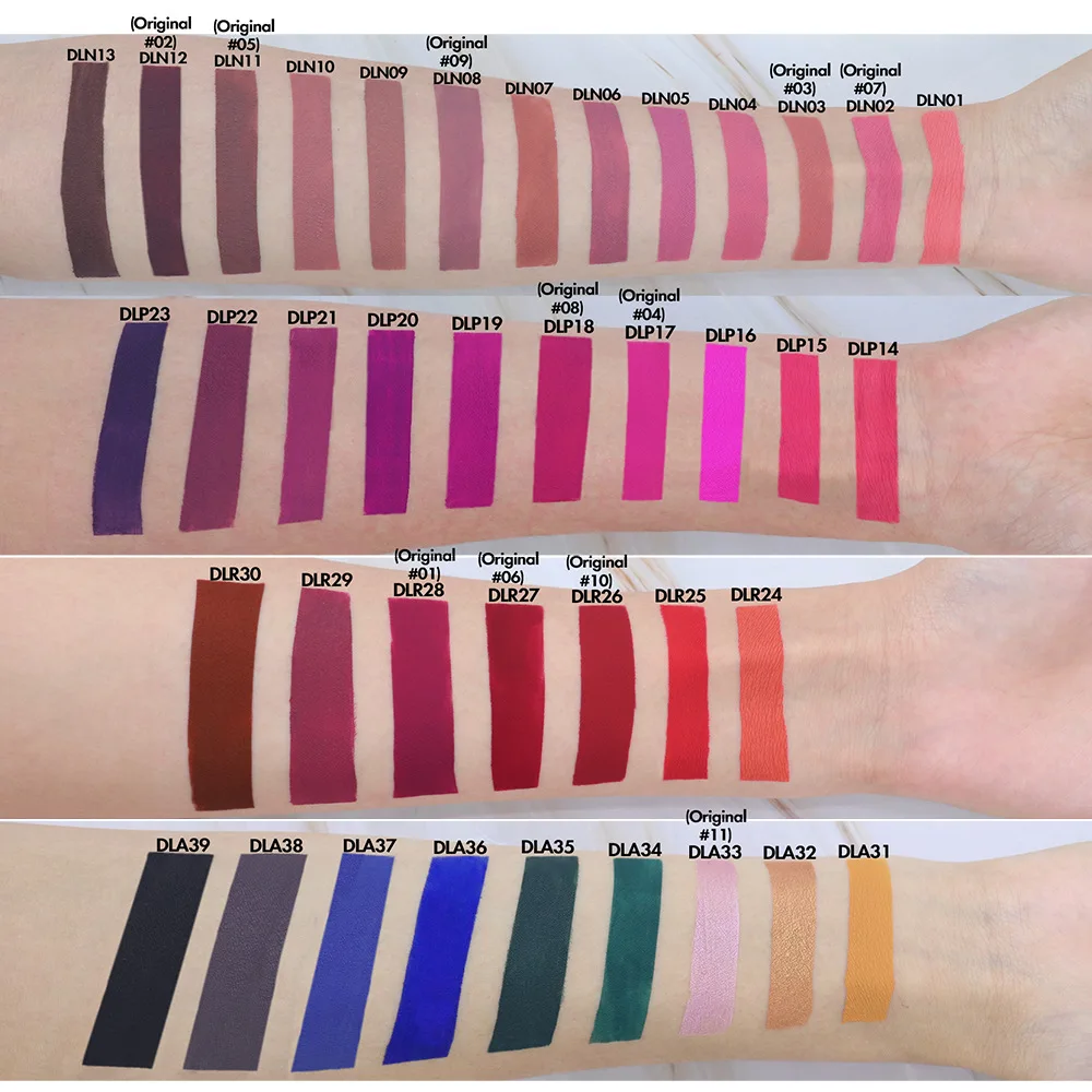 Wholesale Vegan Lipstick Custom 39 Colors Liquid Long Lasting Lipstick