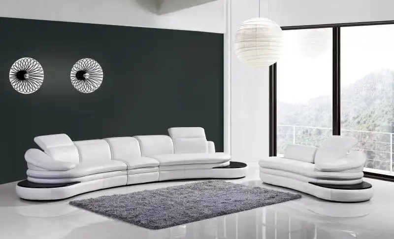 Customizable Design Leather Fabric Home Living Room Durable Lounge Sofa Set