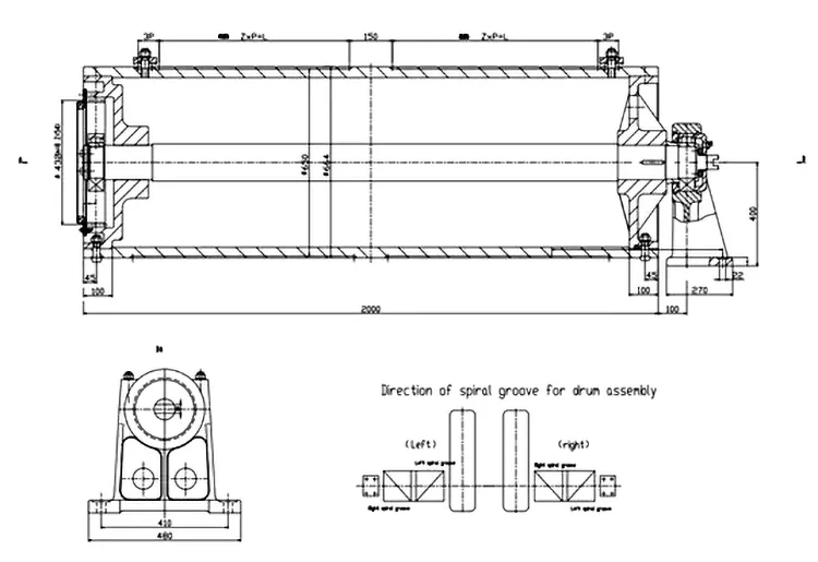 Gantry Crane Wire Rope Drum Reel