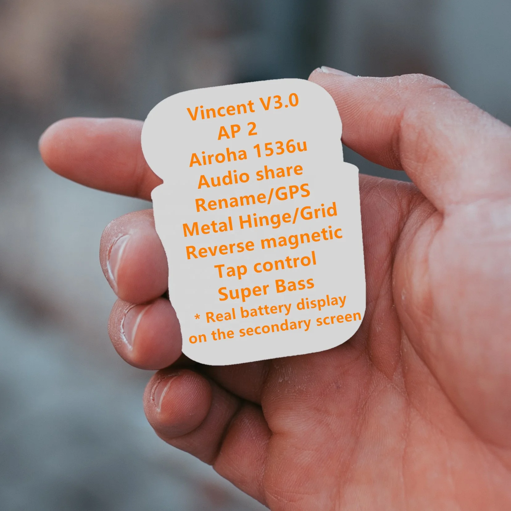 
i500 pro tws rename/gps Positioning airoha 1536 air 2 h1 chip earbuds bluetooth 5.0 earphone headset vincent i500 tws pro 