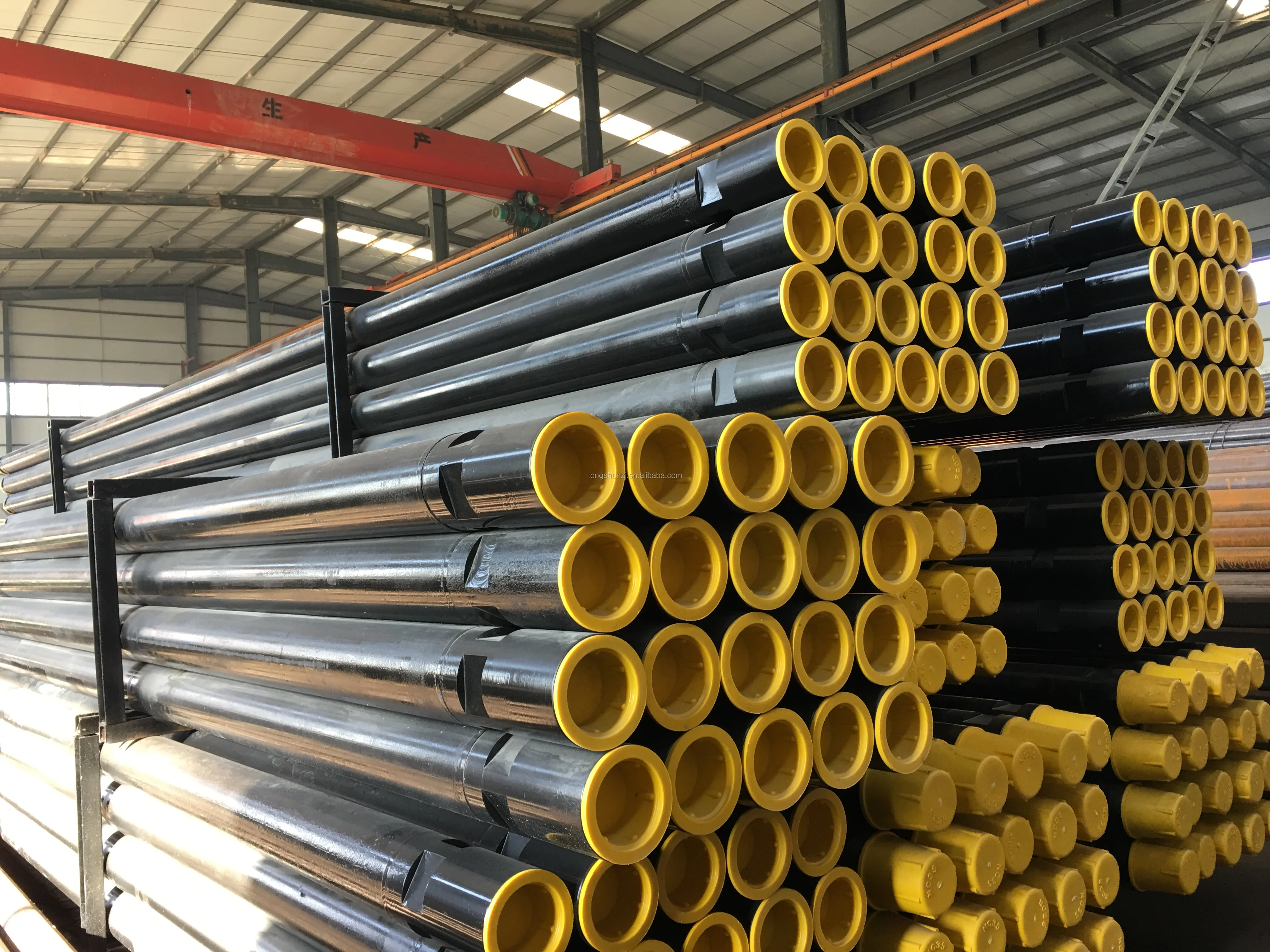 Manufacturer 114mm 4.5M DTH Water Well Drilling Pipe G105 Steel API NC35 NC31 Thread