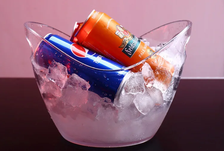 透明亚克力冰桶,食品级塑料浴缸饮料和派对