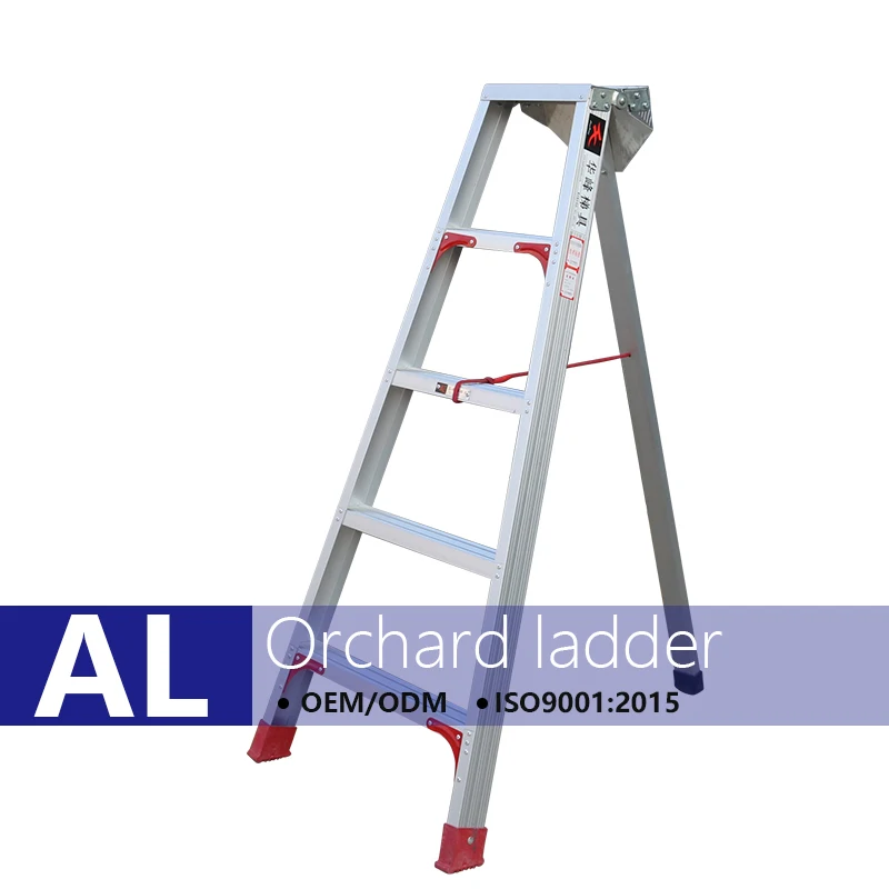 Tripod Ladder Fruit Picker Ladder For Agriculture High Quality Aluminum Lightweight Orchard