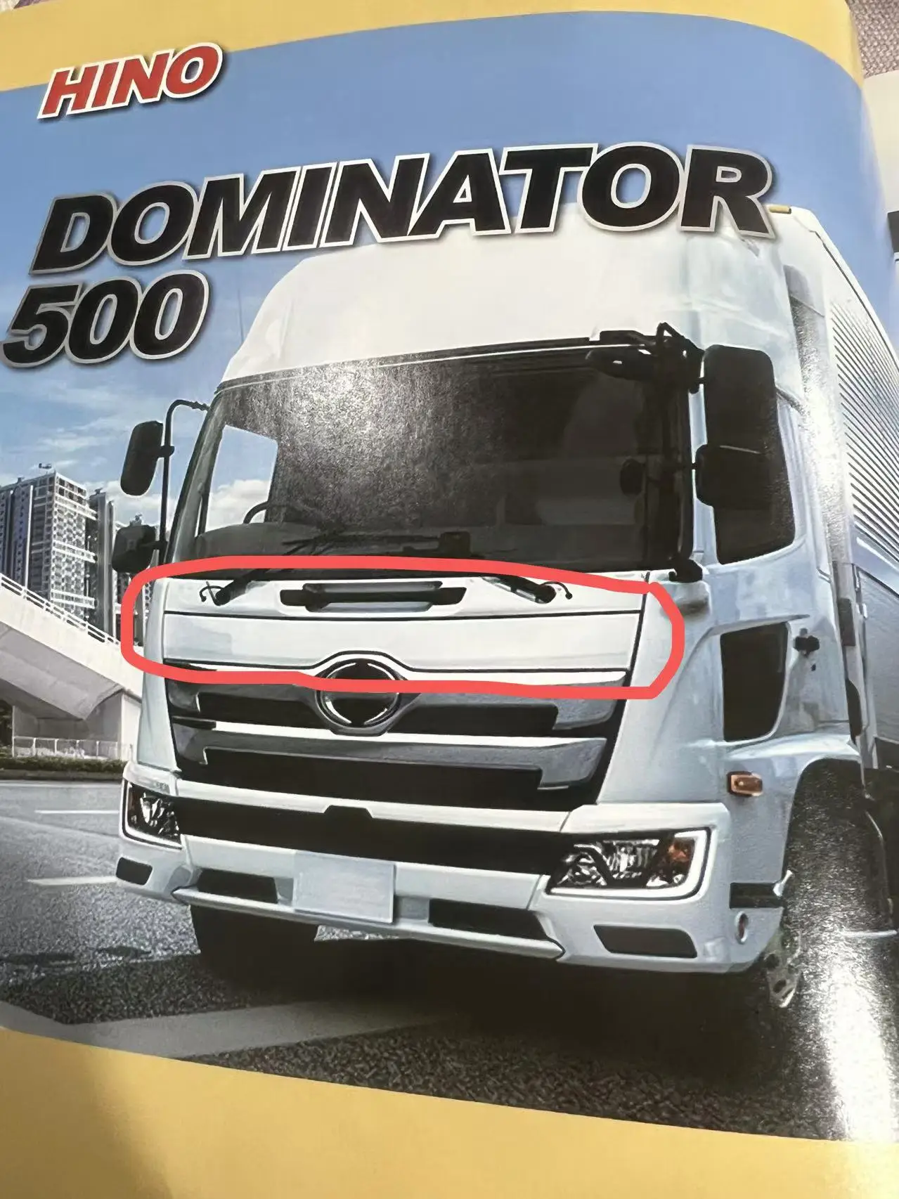 GHCD High Quality/factory Price Chrome-plated Front Panel/grille for New HINO 500 of Japanese Truck 2017-on factory