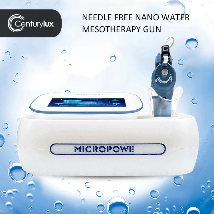 Face Injector Mesogun Needle free mesotherapy injection gun with LCD screen water mesogun vital injector