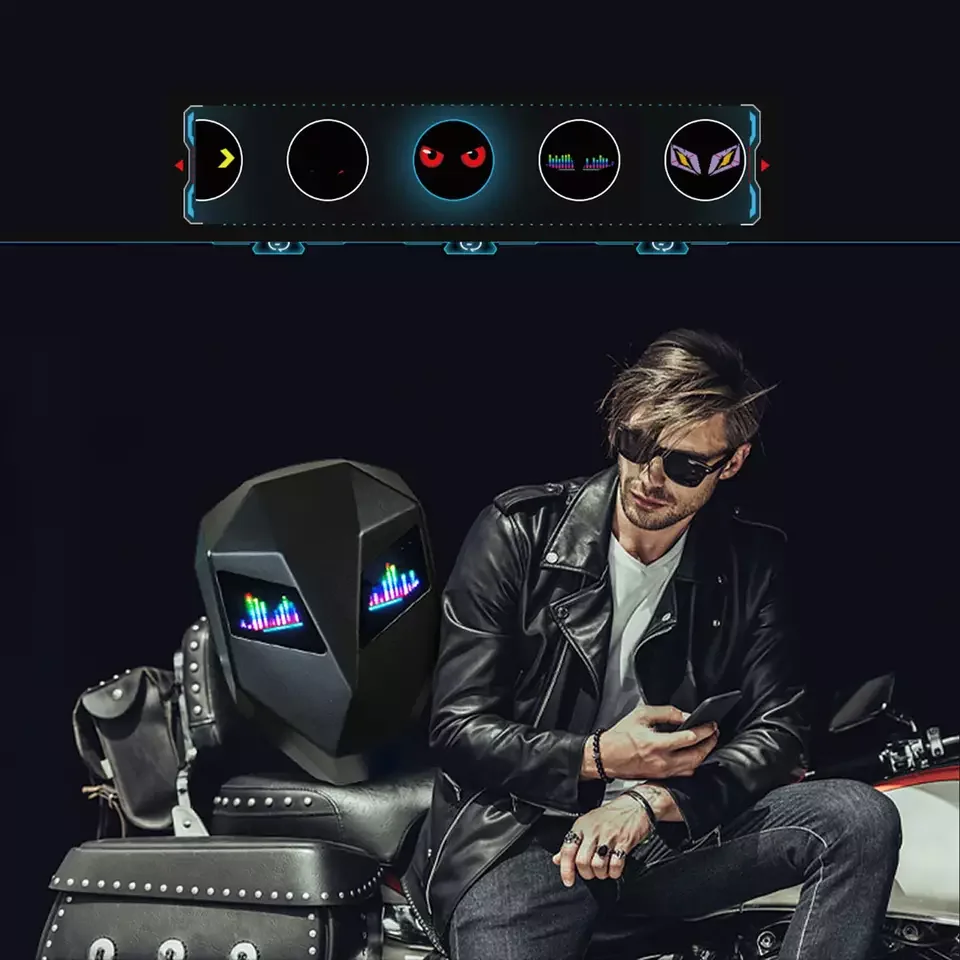 Led Knight Backpacks Acks Black Waterproof Polyester Fasportsunisex