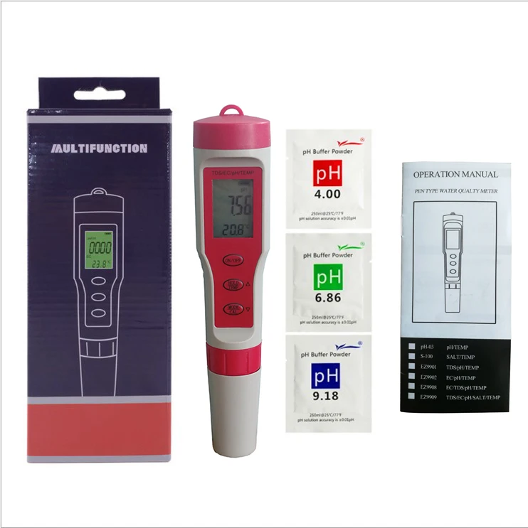 5 Point Calibration Ph Meter Glass Electrode Phmetre Hanna Stilo Acide