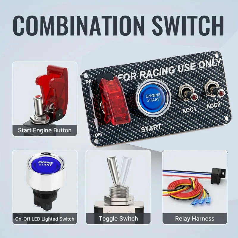 Road Glide Ignition Switch Panel Trim Ignition Toggle Start Switch