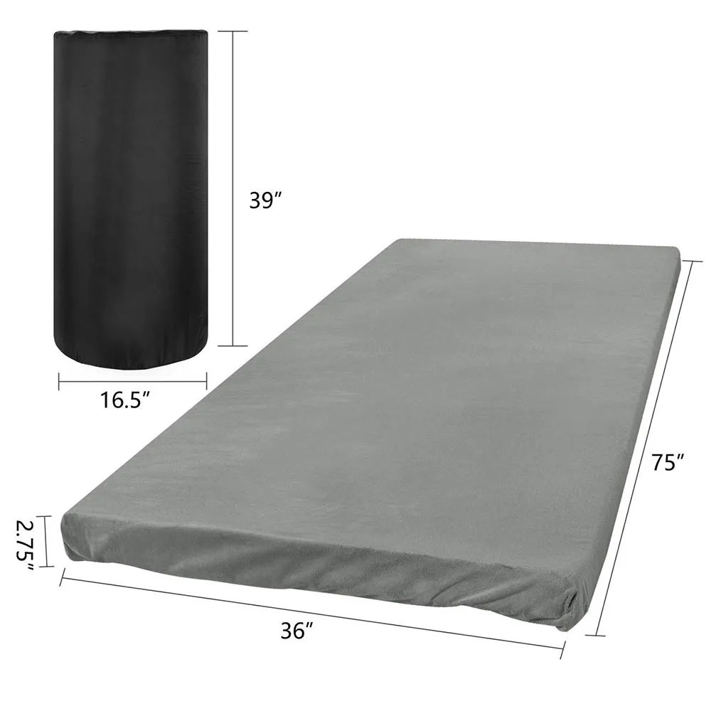 Camping Mattress Roll Up Memory Foam Gel In Carry Bag Private Custom