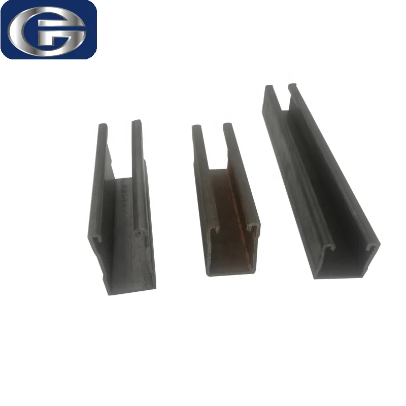 Good quality low price u shaped steel  galvanized c channel tube sizes