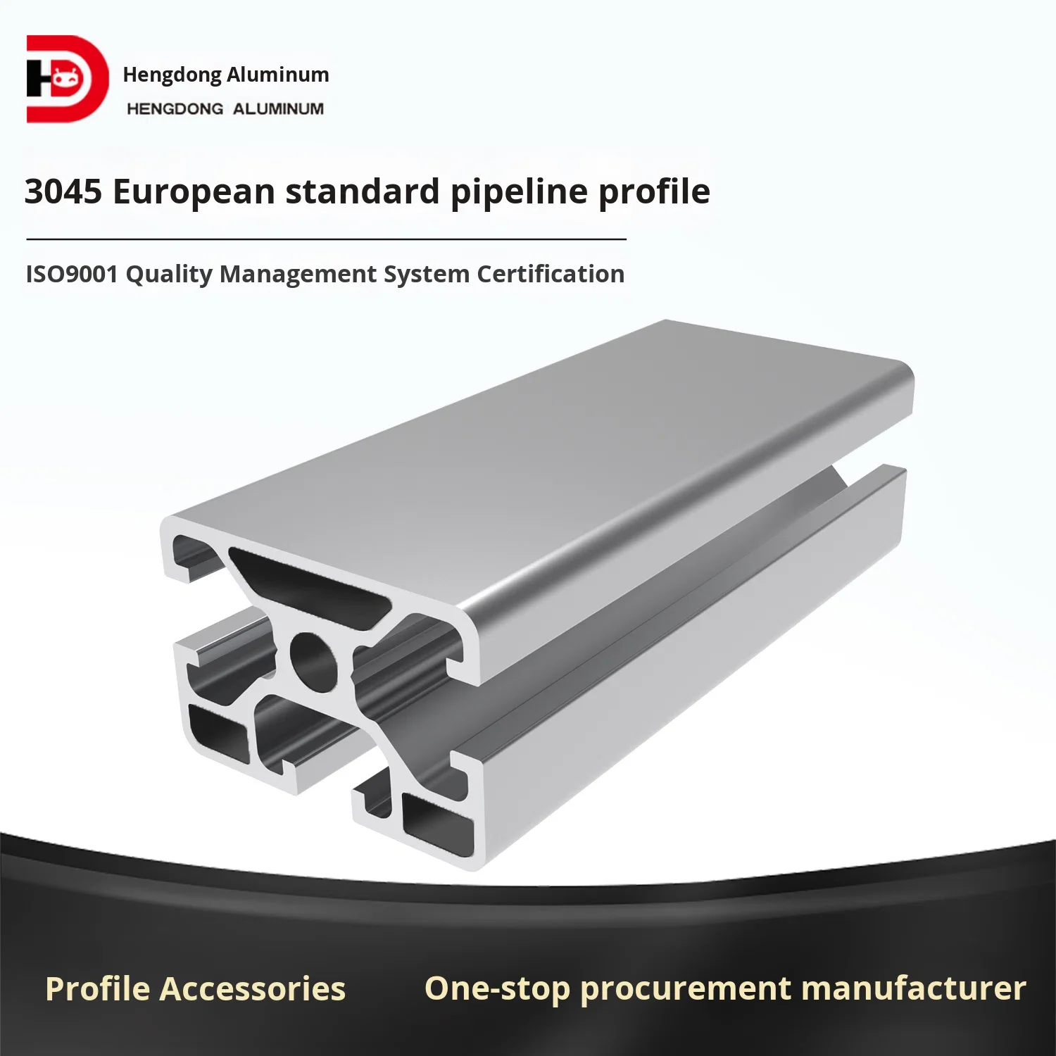 HDOB 3045 European Standard Industrial Aluminum Alloy Square Tube Equipment Frame 30*45 Assembly Line Profile Aluminum Cutting manufacture
