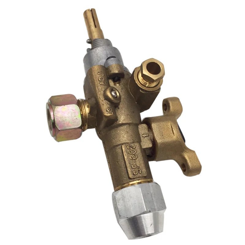 Kitchen Valve Gas Cooking Appliance Flam Failure Gas Valve Catering Equipment Brass Gas Valve