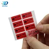 Torn invalid security label tamper proof VOID custom sticker