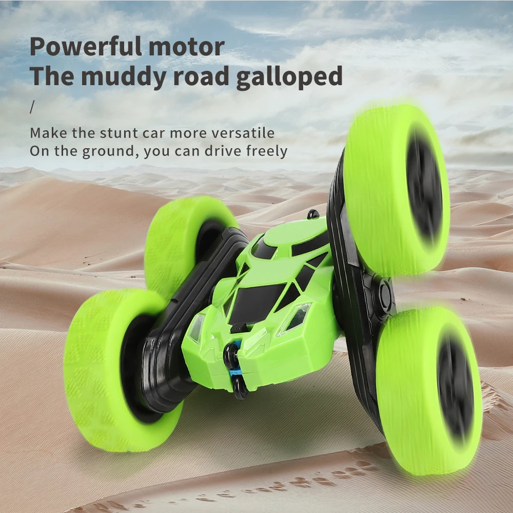 2021new 1/24 Mini Stunt Car 2.4g 4wd Double-sided 3d Flip High Speed ...